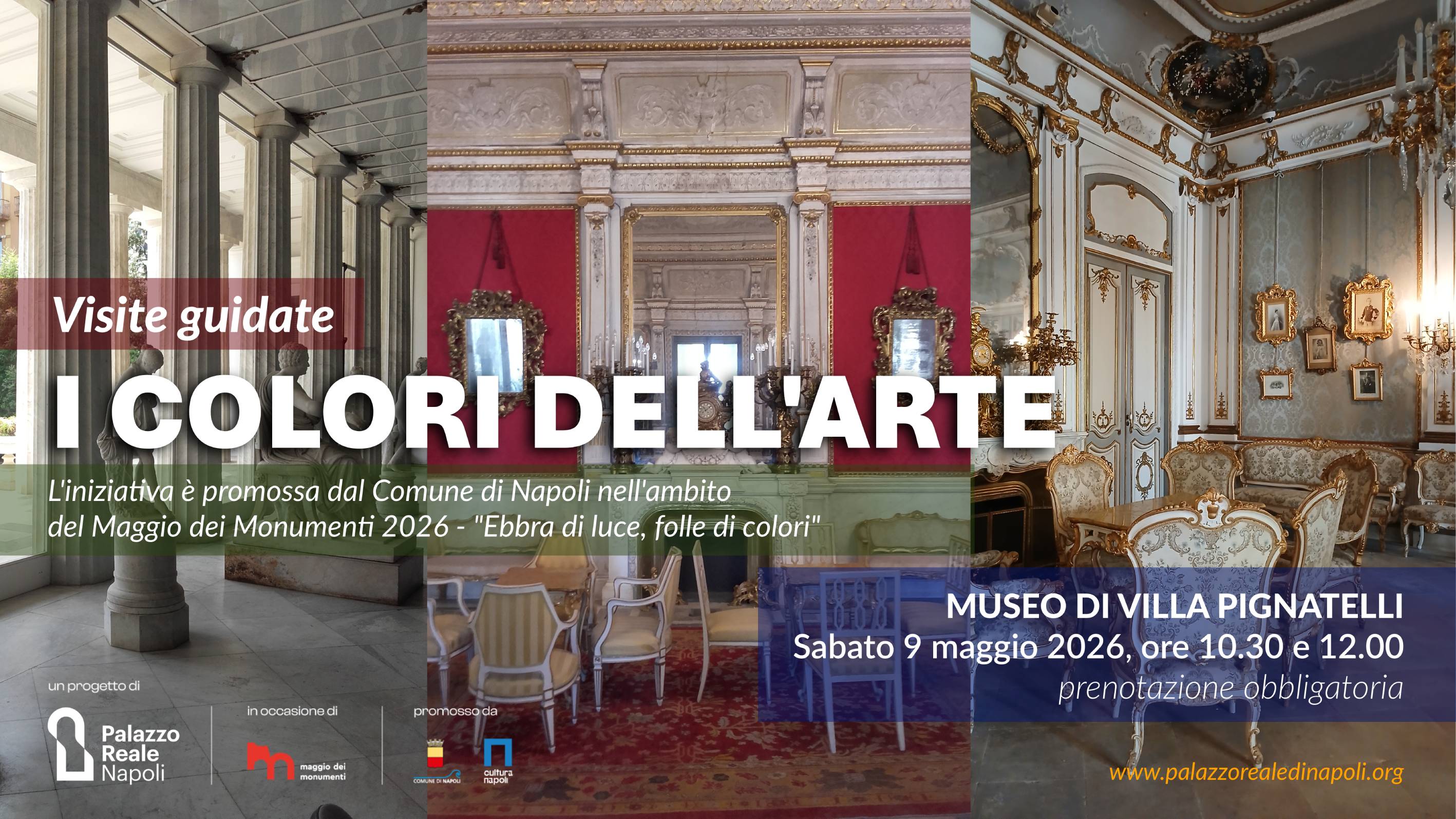 Il Palazzo Reale di Napoli e il Museo Pignatelli aderiscono alle iniziate programmate per  Maggio dei Monumenti 2026